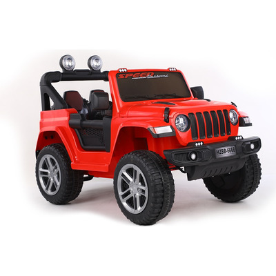 Carro Elétrico Offroad Vermelho C/ Remoto 12v Shiny Toys