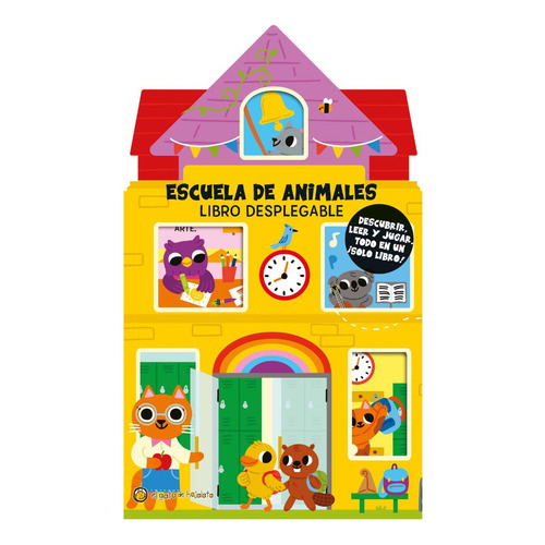 Escuela De Animales - Libro Juego Desplegable, De El Gato De Hojalata. Editorial Guadal, Tapa Dura En Español, 2023