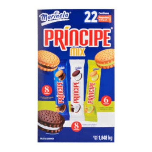 Galletas Principe Marinela® Mix Con 22 Pzas De 84 G C/u