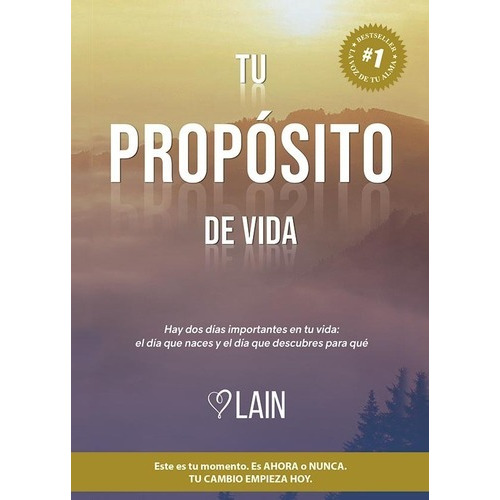 Tu Proposito De Vida - Lain- Tapa Dura - Libro Original