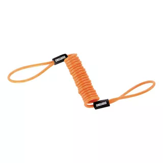 Cable Recordatorio Para Candado De Disco Moto Onguard 8056 Color Naranja