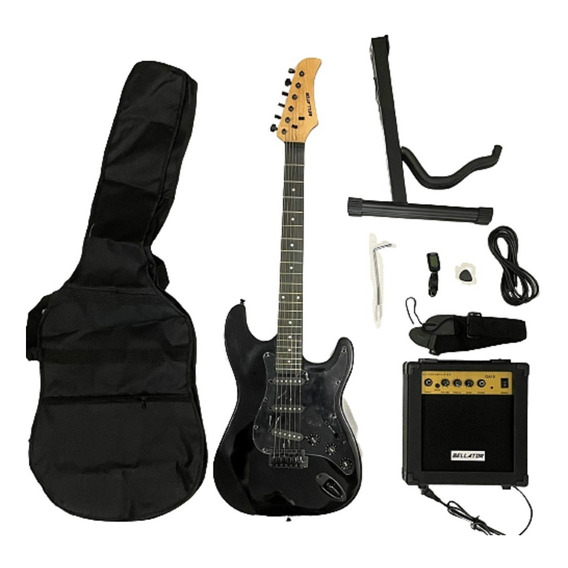 Guitarra Electrica Bellator Paquete Amplificador Y Accesorio