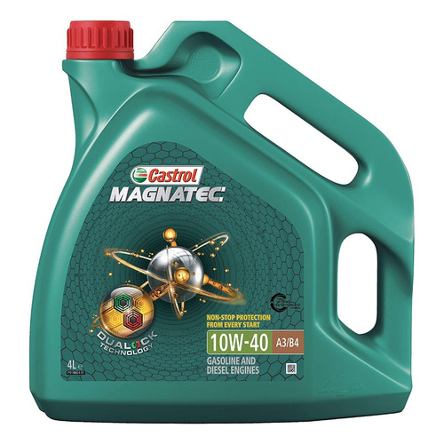 Aceite para motor Castrol sintético Magnatec 10W-40 para autos, pickups & suvs x 4L	