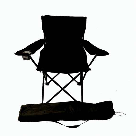 Resel Pack De 10 Sillas Plegables Tipo Camping Para Exterior Color Negro