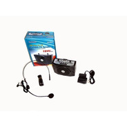 Amplificador Portatil Con Microfono  Usb Radio Fm Pa-903u 