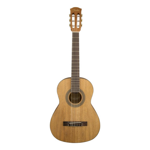 Guitarra clásica Fender FA-15N 0971160121 para diestros natural nuez brillante