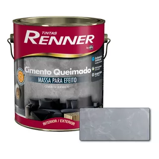 Pintura Textura Efecto Cemento Quemado Renner - Colores 3.2l Color Parque Industrial