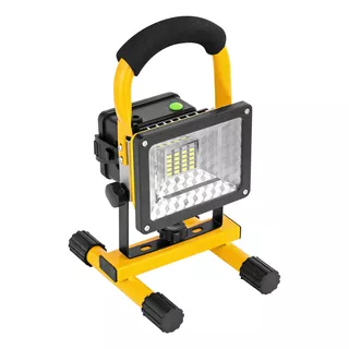 Reflector Led Recargable Lampara Portatil Para Campismo 30w 