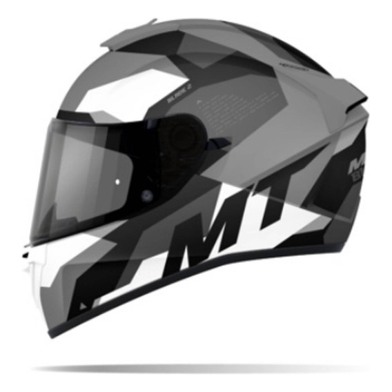 Casco Moto Mt Blade 2 Certificado Doble Visor Brillo