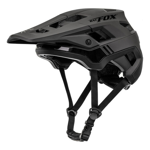 Casco De Bicicleta De Montaña Ultraligero Batfox Color Negro Talla Xl(60-62cm)