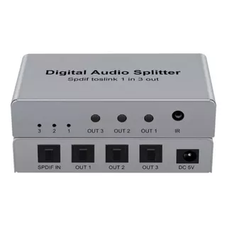 Splitter Spdif  Áudio Digital Óptica 1x3 Splitter Neoteck