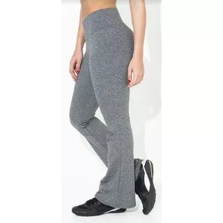 Calça Legging Forrada Inverno Flare Cintura Alta Veludo