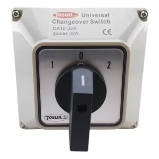 Selector Manual De 32 Amp Para Planta Electrica Con Caja