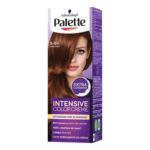  Tinte Cabello Palette Color Creme Perma - Ml Tono 5-68 Chocolate