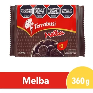 Galletitas Dulces Rellenas Melba Tripack Grande 360g