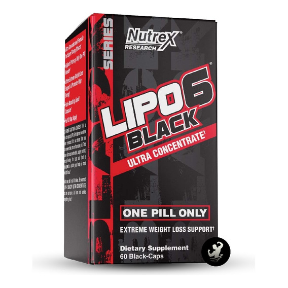 Lipo 6 Black Uc 60 Caps Nutrex, Termogénico