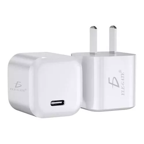 Cargador 25w Carga Rápida Para iPhone 12 13 14 +tipo C Cable Blanco