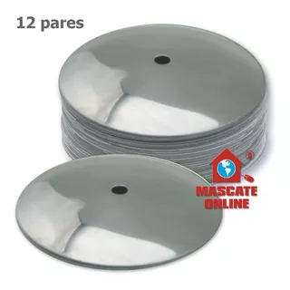 Platinela Profissional Pandeiro 12 Pares Aço Inox Izzo 231