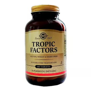 Tropic Factors (vegetarian Form) 100 Tab Solgar Natural