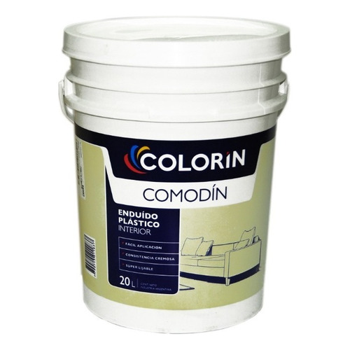 Enduido Interior Plastico Colorin Comodin 20l