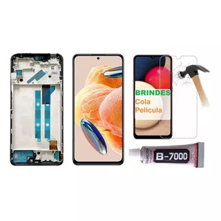 Display Tela Frontal Compativel Xiaomi Note 12 4g Com Aro