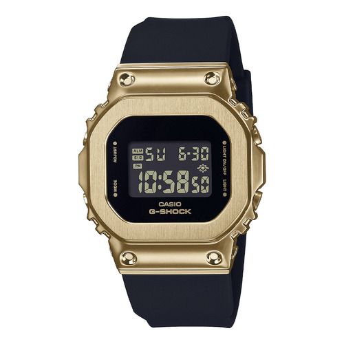 Reloj Para Mujer G-shock Gm-s5600gb Gm-s5600gb-1dr Negro Color de la correa Café