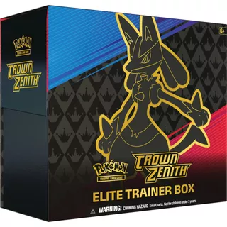 Crown Zenith Elite Trainer Box Etb Lucario Sword & Shield