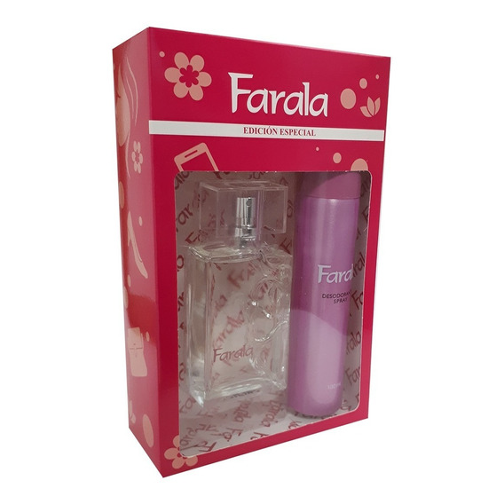 Set Farala Perfume 50ml + Desodorante Spray 100ml