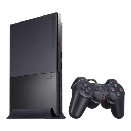 Sony PlayStation 2 Slim Standard color  charcoal black