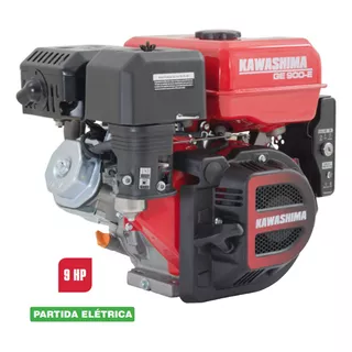 Motor Estacionário Ge900e Partida Elétrica 9hp 4t Kawashima