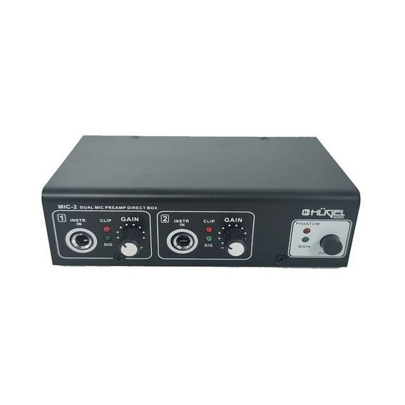 Preamplificador Microfono Hügel Mic-2 Phantom Power Xlr Line