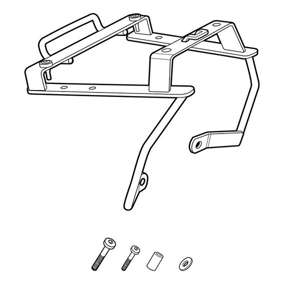 Soporte Baul Trasero Bmw G650 Gs Año '11