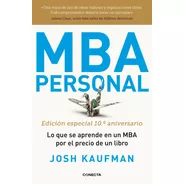 Libro Mba Personal. Edicion Especial 10âº Aniversario - K...