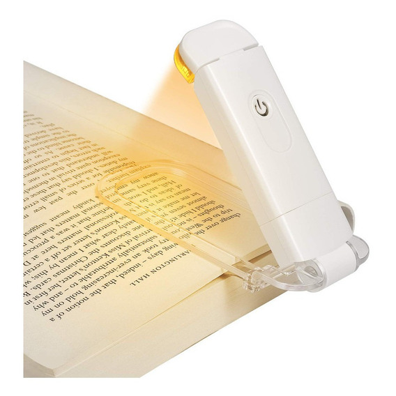 Luz Led Con Clip Para Leer Libros Recargable Por Usb 9 Modes