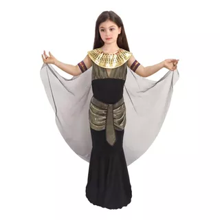 Disfraz Cleopatra Niña Reina Egipcia Halloween Reina De Nilo