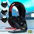 Auriculares Gamer Kolke Champ 32mw Micrófono Cable 2m Color Negro/Rojo