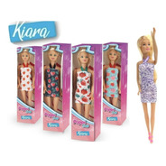 Muñeca Kiara Con Vestido Fashion Articulada 28cm Poppi Doll
