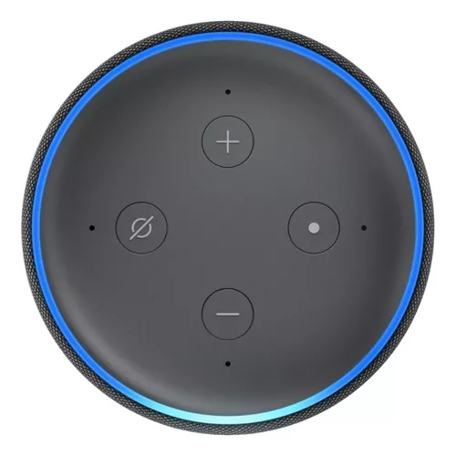 Echo Dot 3rd Gen con asistente virtual Alexa color carbón