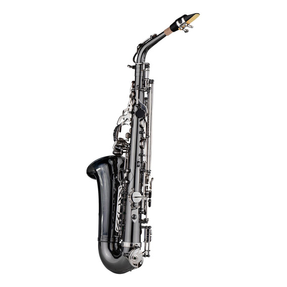 Saxofones Saxofón Alto Profesional Bend Eb E-flat Negro