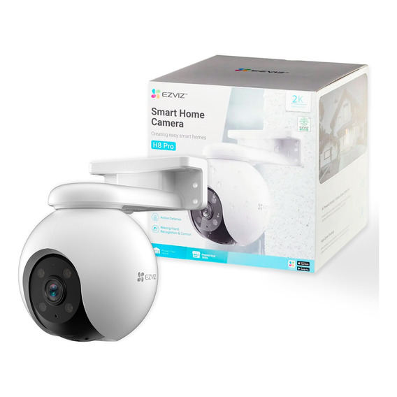 Camara De Seguridad Wifi Ip Ezviz Domo Exterior 2k Color