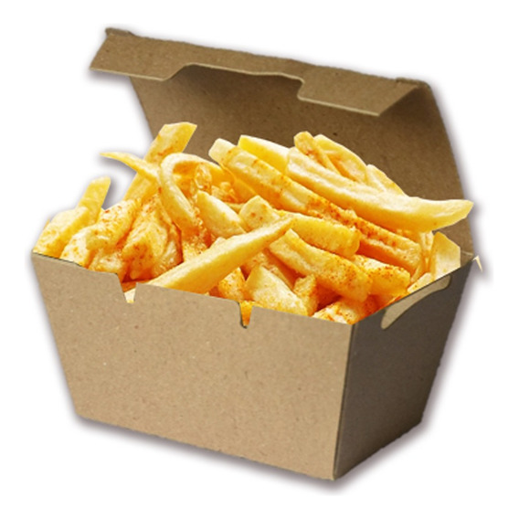 Caja Delivery Kraft Papas Fritas O Nuggets Fast Food X 150u