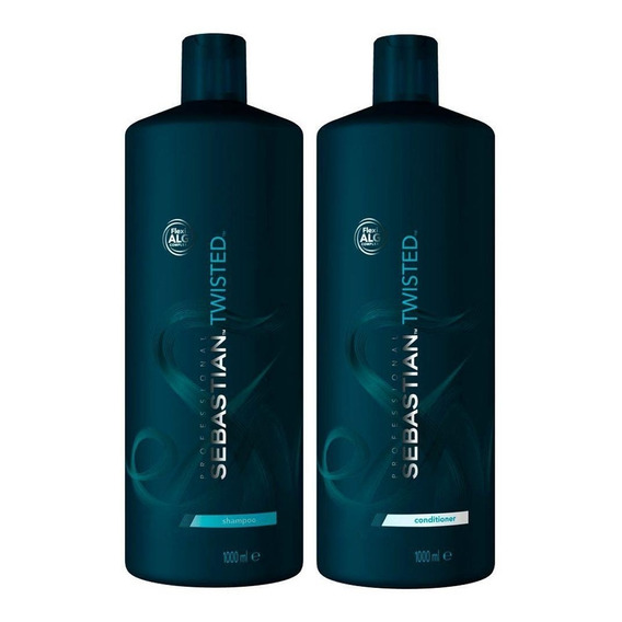 Shampoo Para Rizos 1000ml + Acondicionador Sebastian Twisted