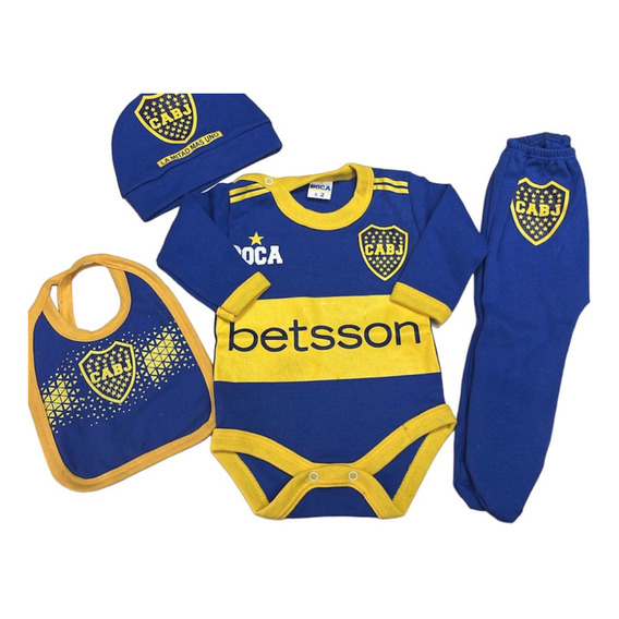 Set De Bebe Boca Juniors