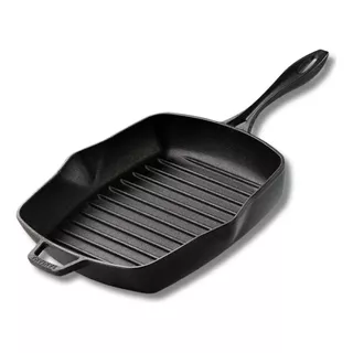 Frigideira Bistequeira Ferro Fundido Grill Envio Imediato