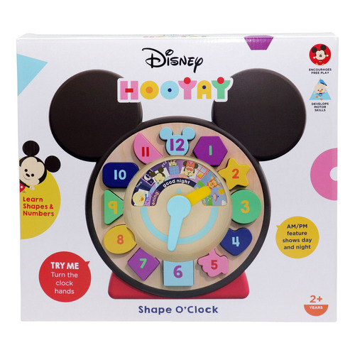 Juego Reloj Didáctico Akedo Disney Hooyay Mickey Mouse 2+