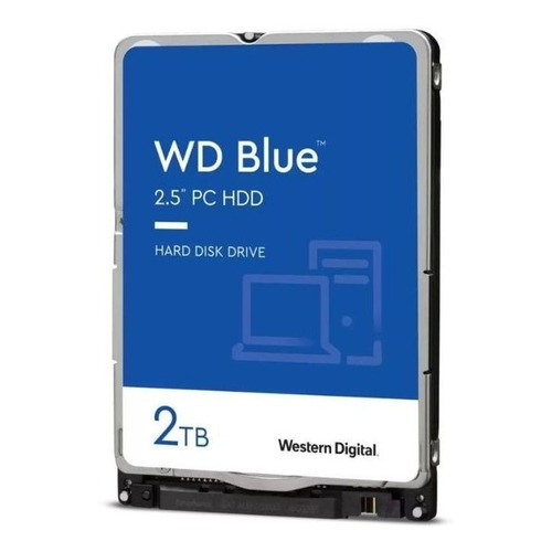 Disco Duro Wd 2tb - Sata 6gbps - 5400 Rpm - 64mb - Blue Color Azul