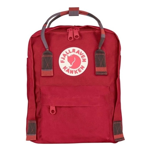 Mochila Kanken Kanken Mini Color Deep Red/random Blocked - 23561 - (440) 7l