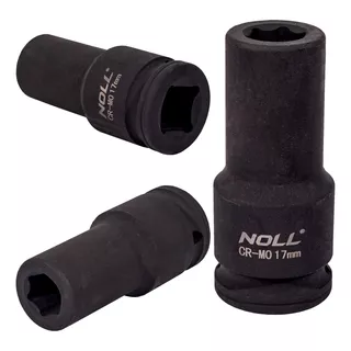 Soquete De Impacto Profissional Longo Cromo V 1/2 17mm Noll