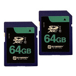 Tarjeta Memoria Para Camara Digital 2 X 64 Gb Capacidad Sdxc
