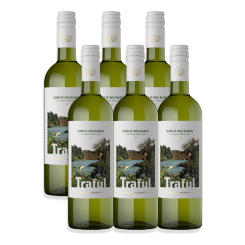 Vino Traful Blend Torrontés Semillón Chardonnay 750ml X6u